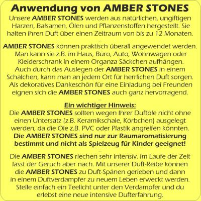 Beschreibungen AMBER STONES